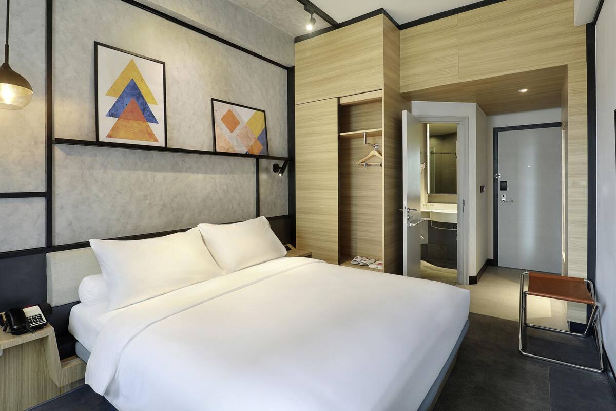 In-room safe, desk, blackout drapes, iron/ironing board