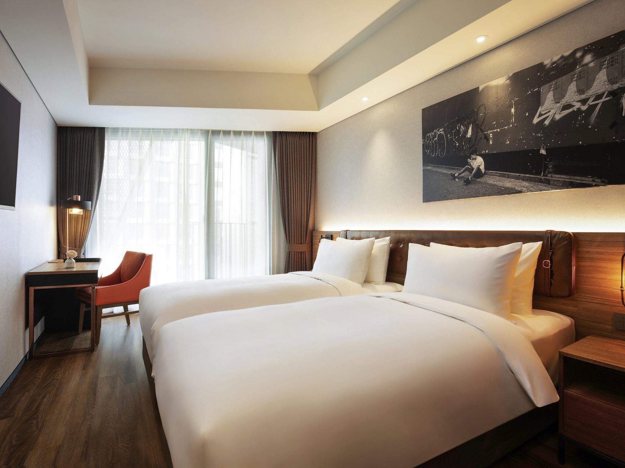 Deluxe Room, 2 Single Beds, Balcony (Superior) | Premium bedding, in-room safe, individually furnished, desk