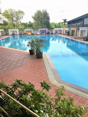 Lägenhet - 1 sovrum - tillgänglighetsanpassat - rökare | Pool | Utomhuspool