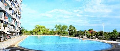 Condo, 1 Bedroom, Smoking, Balcony | Pool | Outdoor pool