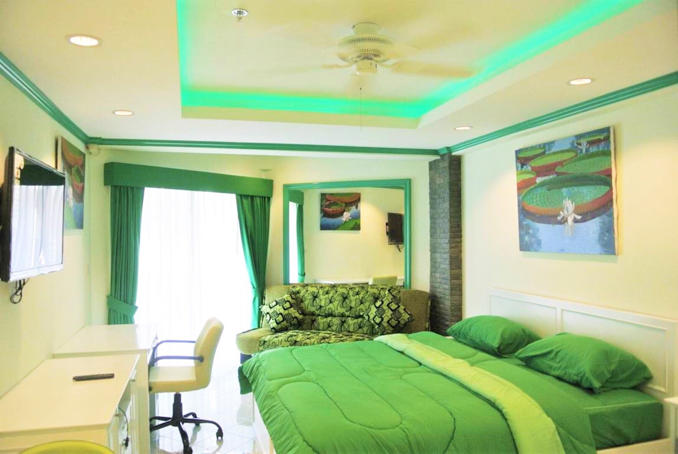 1 室のベッドルーム