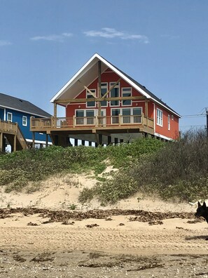 Exterior - BEACH FRONT-House with loft (Bolivar Peninsula)