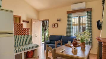 Televisie en een open haard