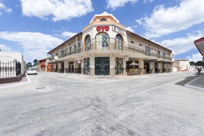 Majoituspaikan julkisivu