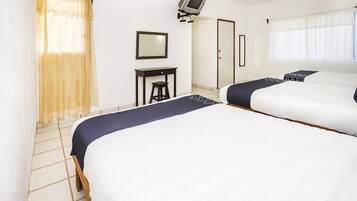 Standard Room (Three beds, with View) | 1 bedroom, down duvets, desk, soundproofing