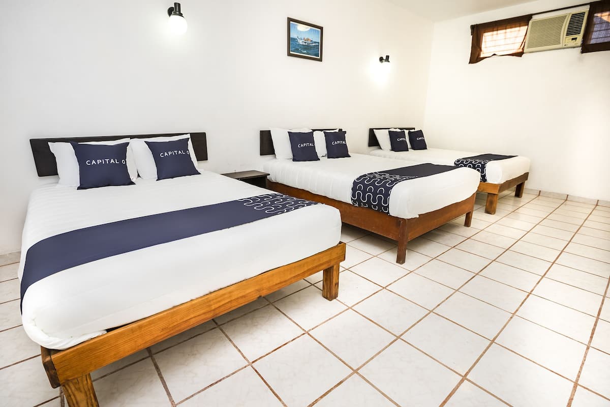 Camera Standard (Three beds, with View) | 1 camera, copriletto in piuma, una scrivania, insonorizzazione