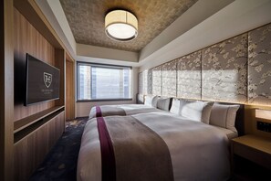 Down duvets, in-room safe, blackout curtains, soundproofing - The Royal Park Hotel Kyoto Umekoji (Kyoto)