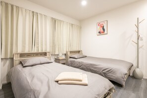Apartment (403) | 1 bedroom, blackout drapes, free WiFi, bed sheets - ZAITO Tokyo Chitose Economy Inn (Tokyo)