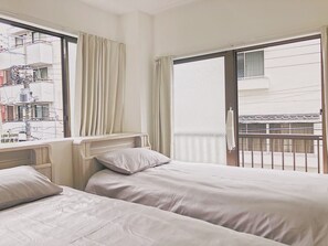 Apartment (301) | 1 bedroom, blackout drapes, free WiFi, bed sheets - ZAITO Tokyo Chitose Economy Inn (Tokyo)