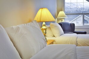 2 sovrum, skrivbord, strykjärn/strykbräda och gratis wi-fi