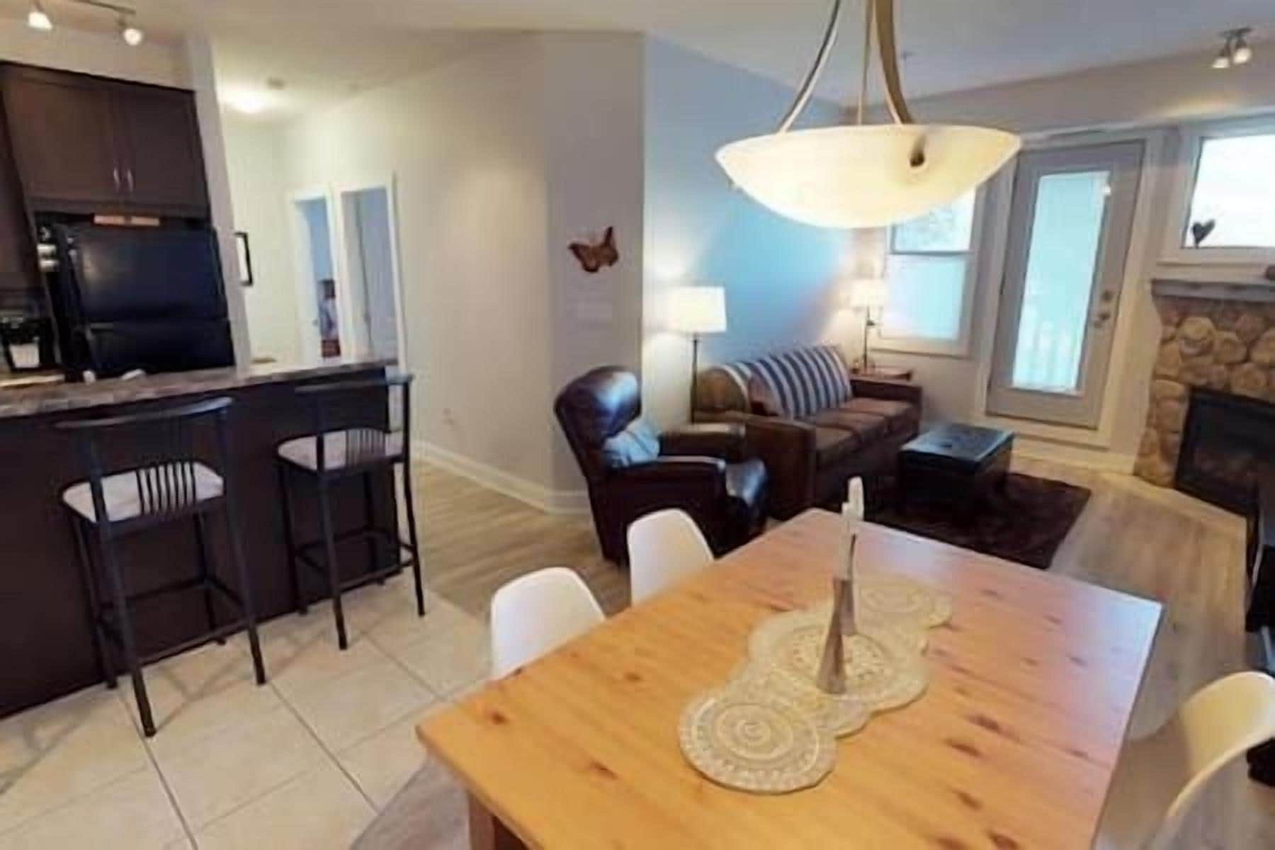 Freshly renovated main floor with Fireplace