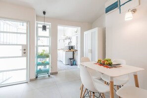 Apartment, 2 Bedrooms, Terrace | In-room dining - Home of Art in Neve-Tzedek Heart (Tel Aviv)