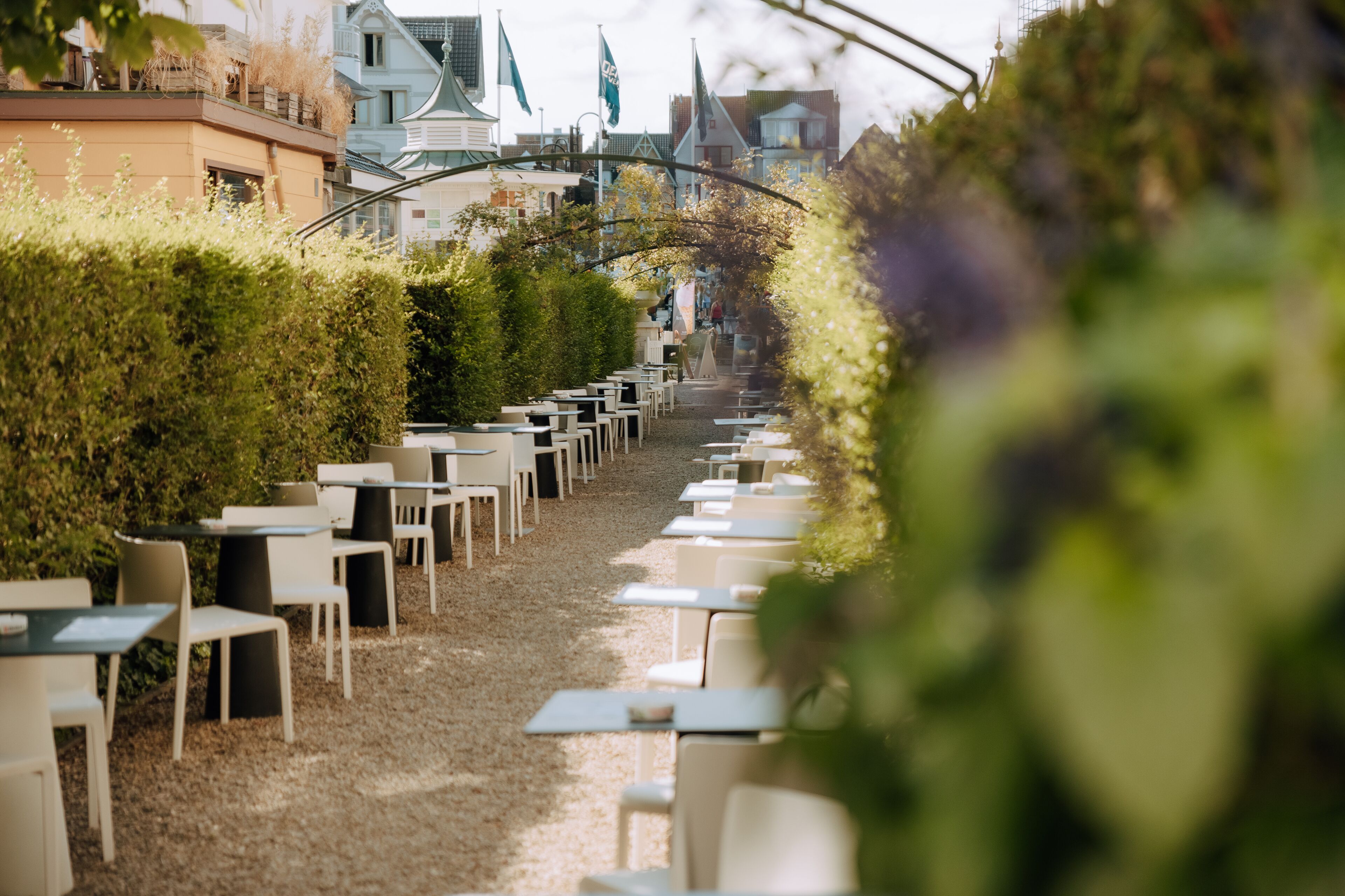Espace banquet en plein air