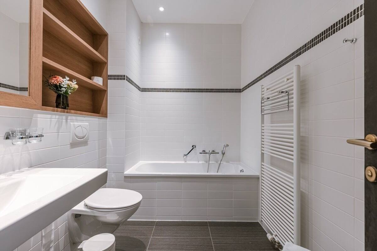 free toiletries, hair dryer, slippers, towels