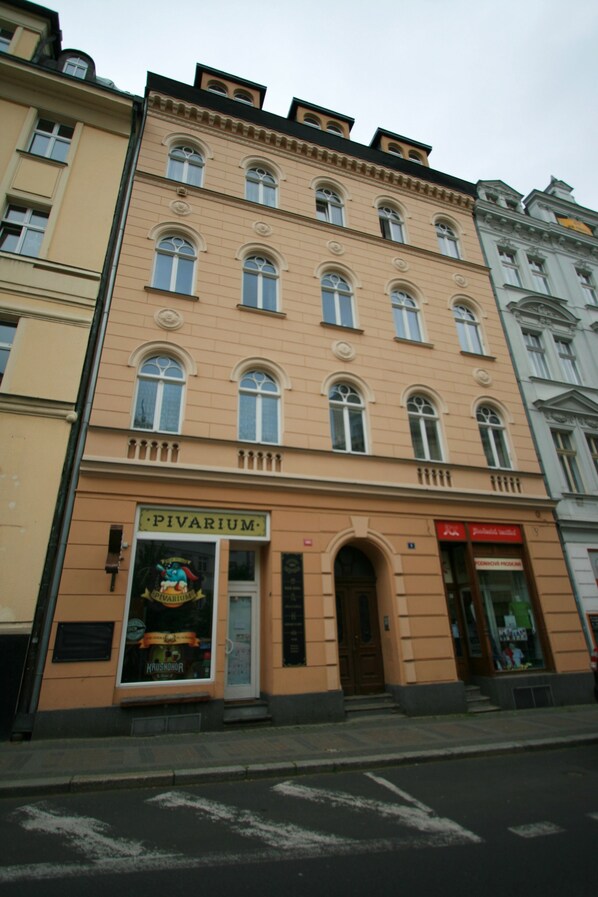 Voorkant van accommodatie