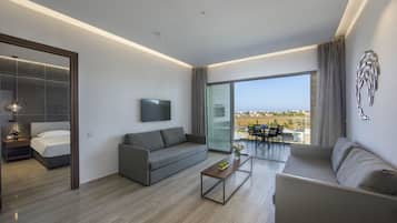 Phòng Suite Superior, 1 phòng ngủ (Ionian Hotel) | Khu phòng khách
