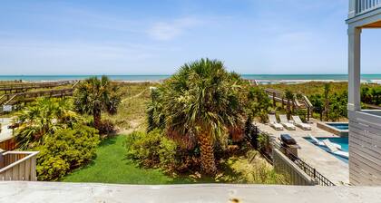 Split-level home with beach access, ocean views, & two full kitchens