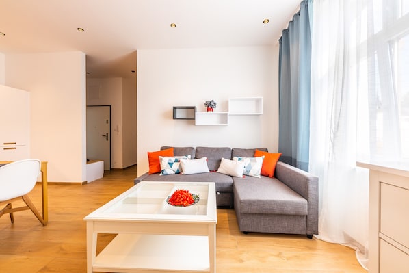 Apartment | Living room | LCD TV - Victus Apartamenty - Malmo (Sopot)