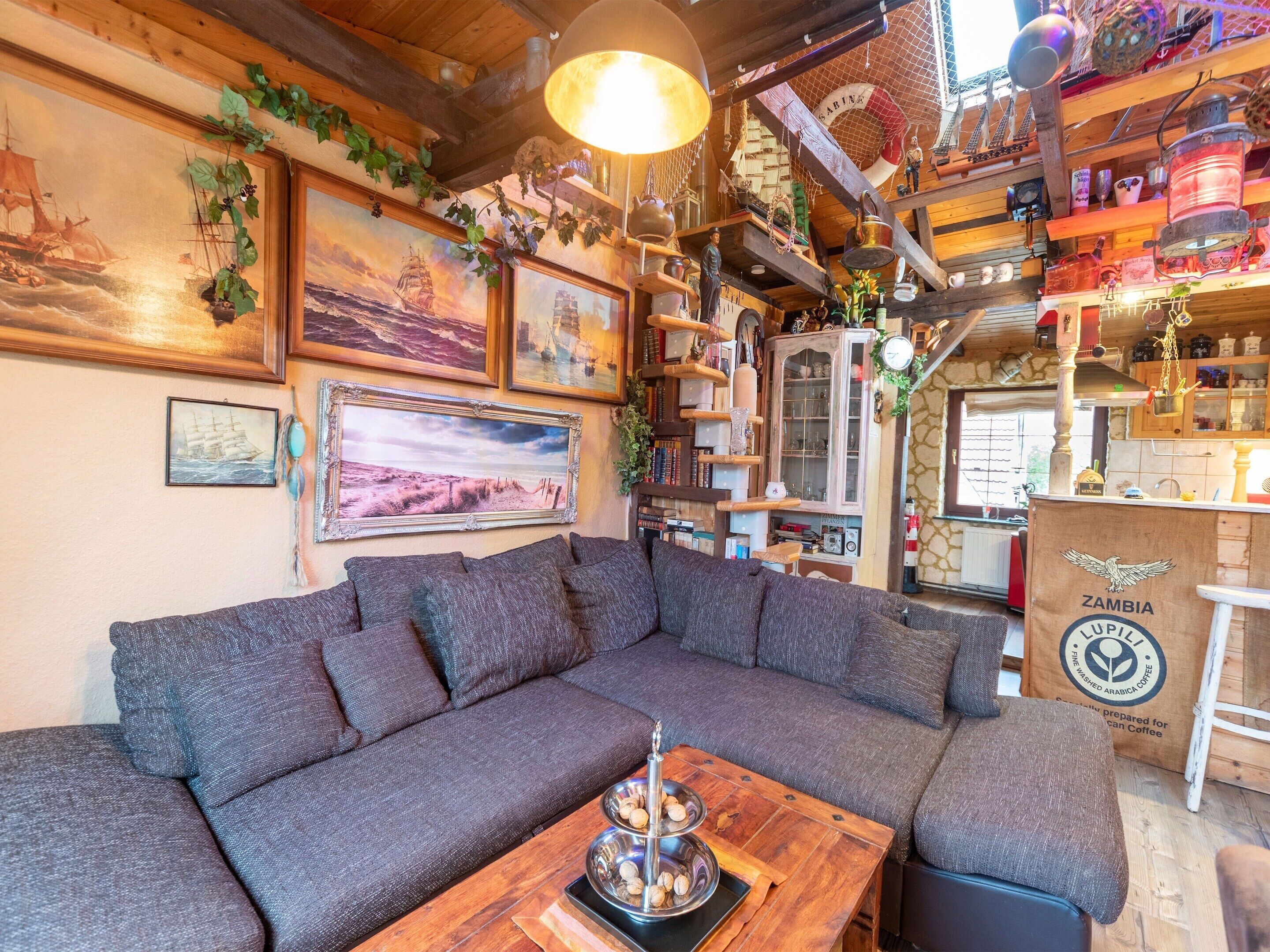 Ferienhaus | Wohnzimmer | Fernseher