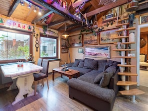 Ferienhaus | Wohnzimmer | Fernseher