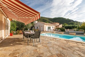 Pool - House in the South of France With Private Pool (Roquebrun)