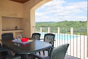 House | Balcony - Villa Near Les Vans Centre (Les Vans)