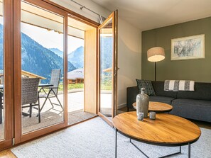 Living room - Charming Alps Apartment (Abondance)