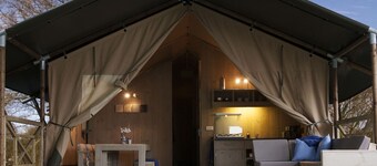 Comfortably Furnished Tent Lodge with Stove near Veluwe