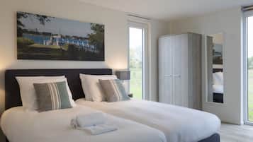 3 chambres, ameublement personnalisé, draps fournis