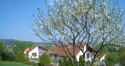 Bungalow im Feriendorf Uslar mit Gartenterrasse