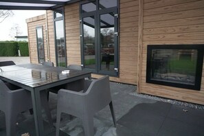 Balcony - Chalet in Netherlands With Private Sauna (Voorthuizen)