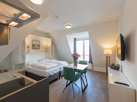 1 habitación y ropa de cama 