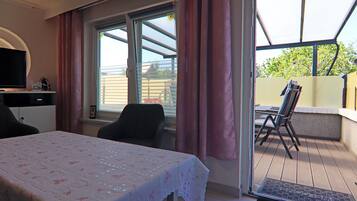 Bungalow | Blick von der Unterkunft