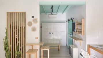 Interior entrance
