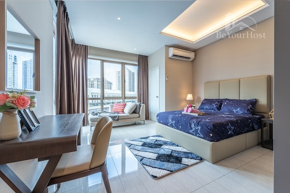 Studio | Premium bedding, individually decorated, individually furnished, desk - Dorsett Residences by BeYourHost (Kuala Lumpur)