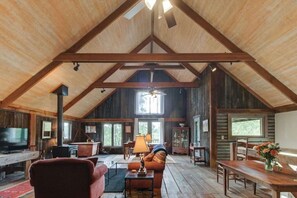 TV, books, streaming services, music library