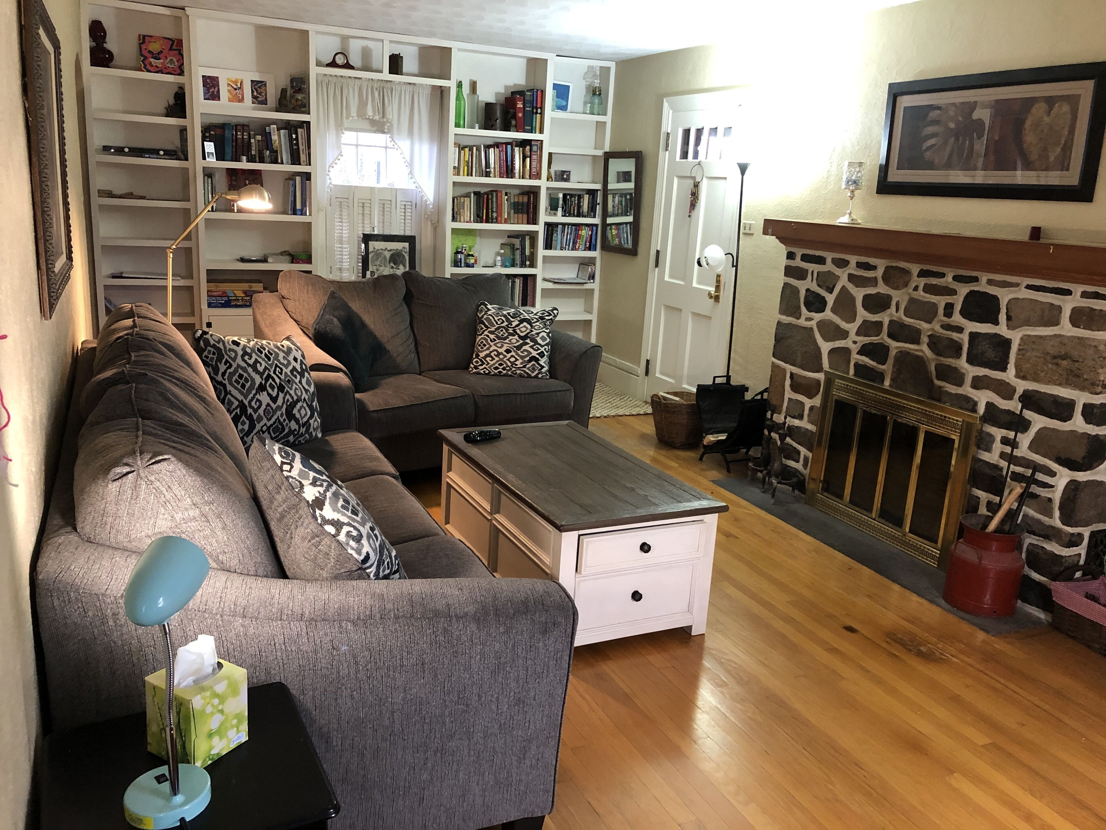 Beautiful stone house in pastoral riverside town