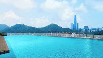 Indoor pool, outdoor pool