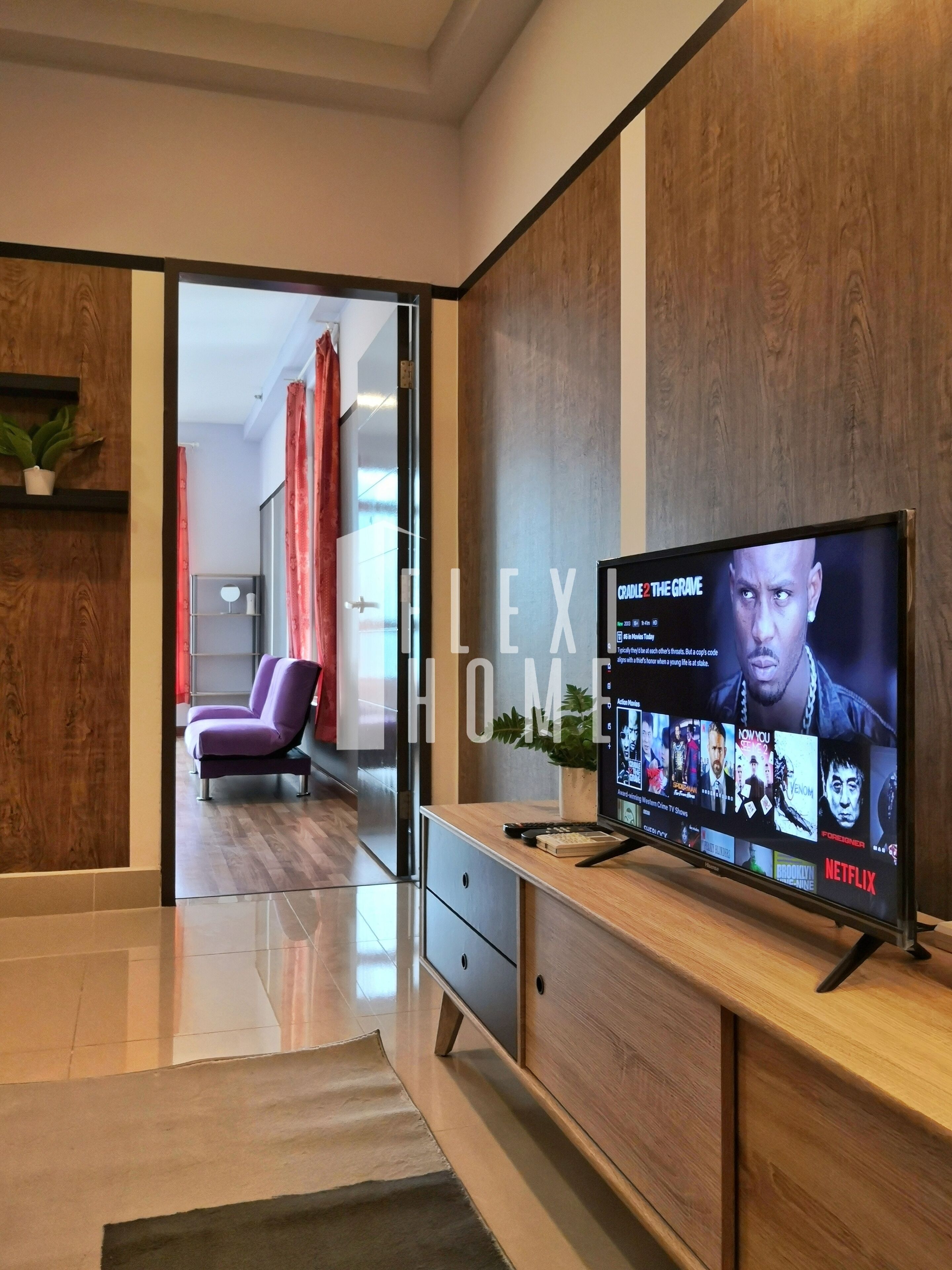 Private & Comfy 1 Bedroom in Cyberjaya (8 hours, 9am-5pm, Work from Home) | Living room