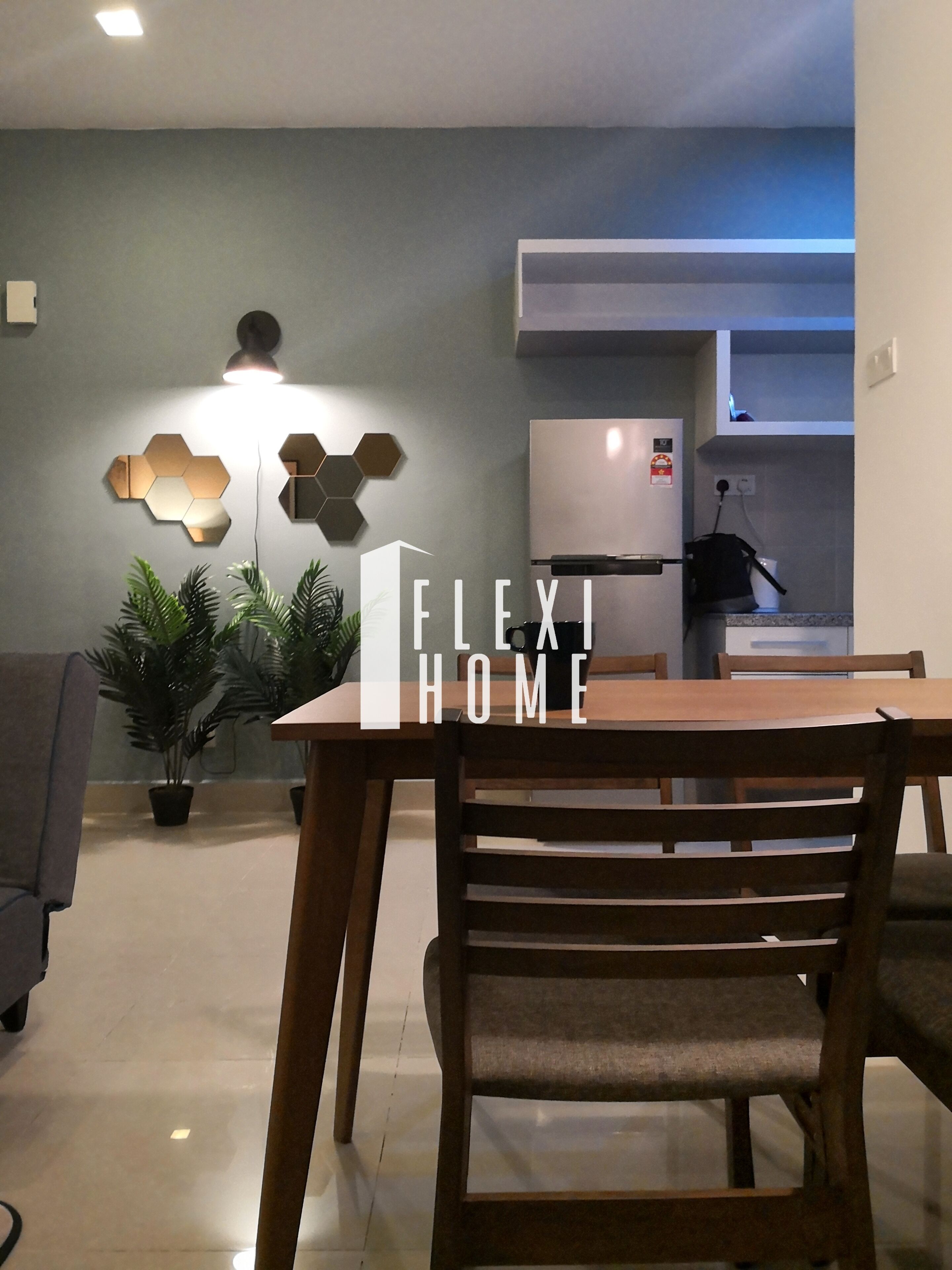 Nordic Theme 1 Bedroom in G-Floor, Cyberjaya (8 hours, 9am-5pm, Work from Home) | In-room dining