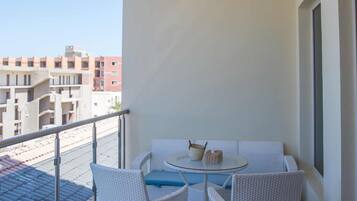 Family Suite Sea View | 1 chambre, draps en coton égyptien, literie de qualité supérieure