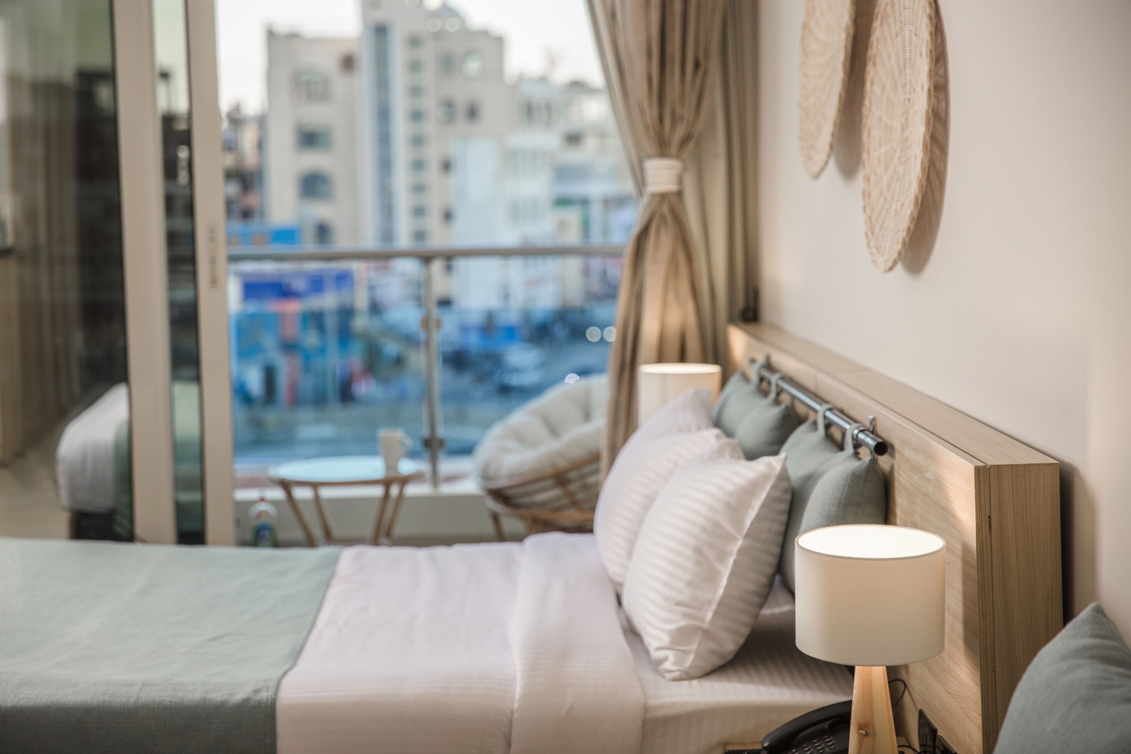 superior sheraton view without the sofa | 1 bedroom, egyptian cotton sheets, premium bedding, minibar