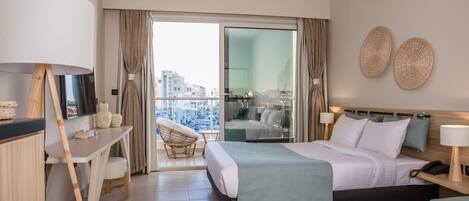 Draps en coton égyptien, literie de qualité supérieure, minibar