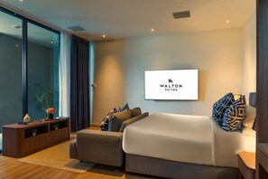Pool Access | Roupas de cama premium, frigobar, cofres nos quartos, escrivaninha