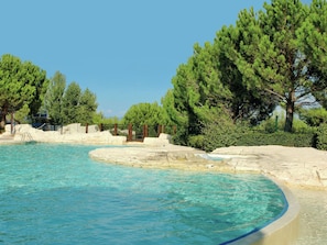 Outdoor pool - Comfortable Holiday Home in Authentic Provencal Village (Vernegues)