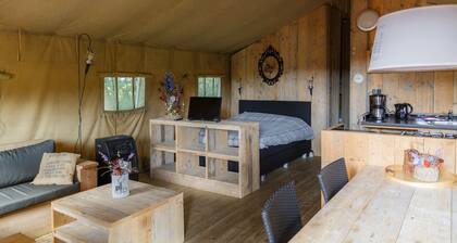 Luxury Lodge in Twente With Meadow Views