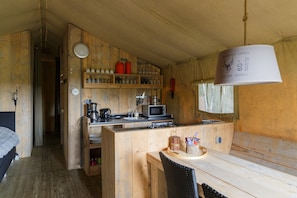 Tent | Private kitchen | High chair