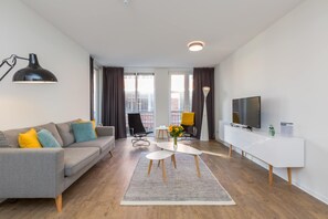 Apartment | Living room - Modern Beach Apartment Zoutelande (Zoutelande)