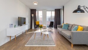 Living room - Modern Beach Apartment Zoutelande (Zoutelande)