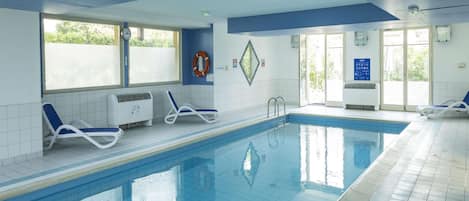 Indoor pool, outdoor pool